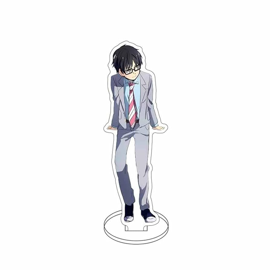 四月は君の嘘　有馬公生　宮園かをり　アクリルスタンド　時計 TVアニメ「四月は君の嘘」 - 有馬公生 BIGアクリルスタンド